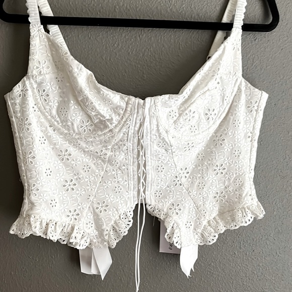 For Love And Lemons Tops - For Love and Lemons. Size XL. White.